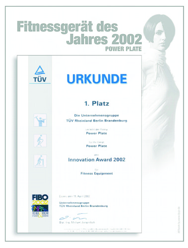 Fitnessgerät des Jahres 2002